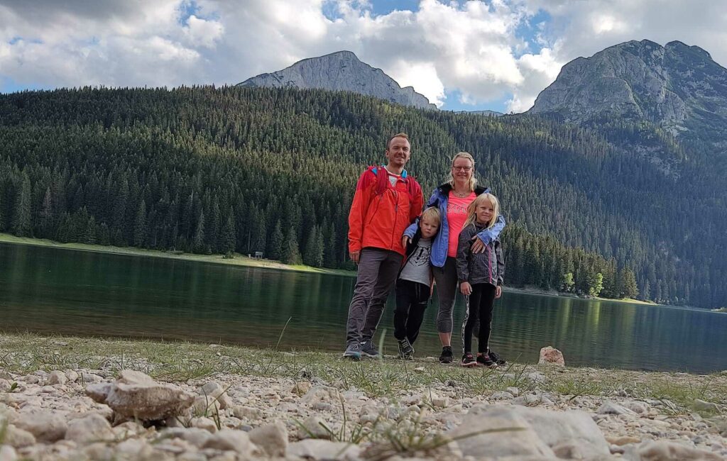 Familie Krebs am "Schwarzen See"